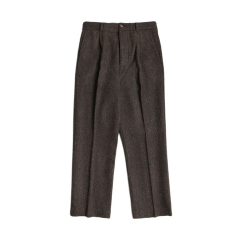 Men's Chocolate Brown Tweed Pants