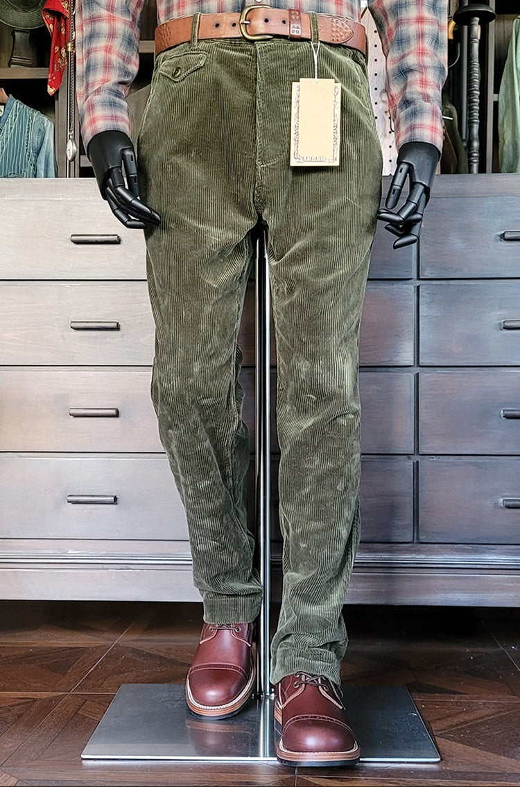 メンズ コーデュロイ ストレートパンツ