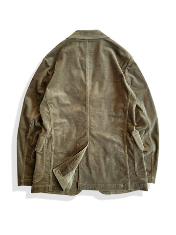 Men's Corduroy Suit Jacket Khaki