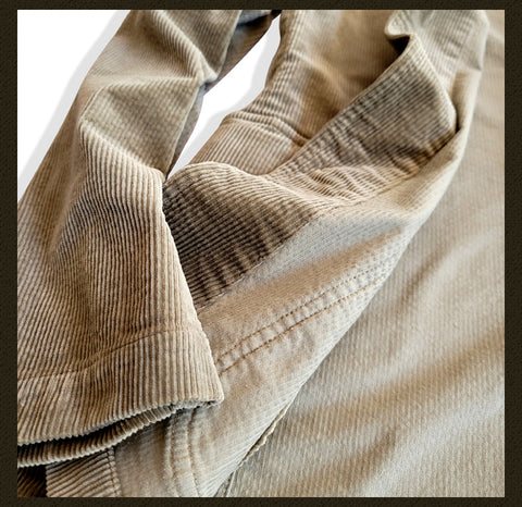 Men's Corduroy Suit Jacket Khaki