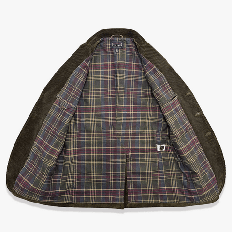 Men's Corduroy Suit Jacket, Olive