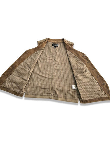 Men's Corduroy V-neck Vest