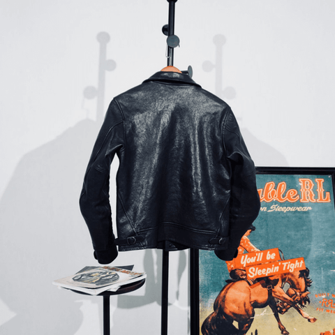 Men's Cossack Leather Jacket, Goatskin