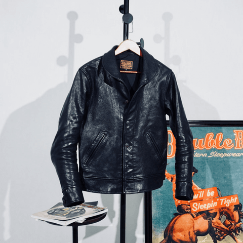 Men's Cossack Leather Jacket, Goatskin