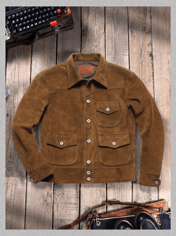 Men's Cow Suede Western Jacket