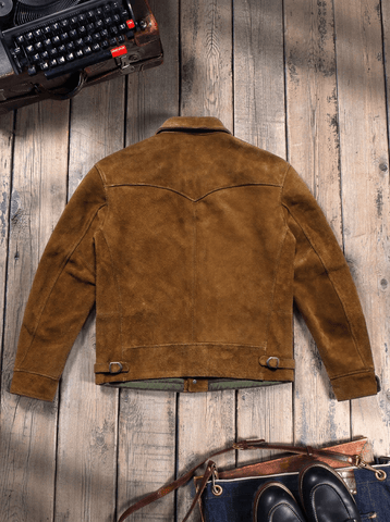 Men's Cow Suede Western Jacket