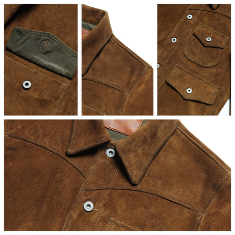 Men's Cow Suede Western Jacket