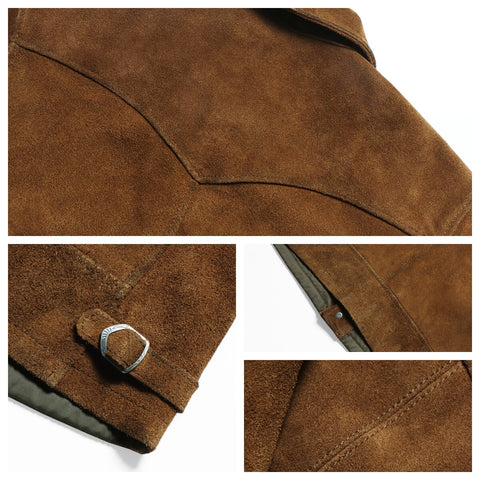 Men's Cow Suede Western Jacket