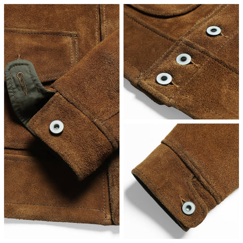 Men's Cow Suede Western Jacket