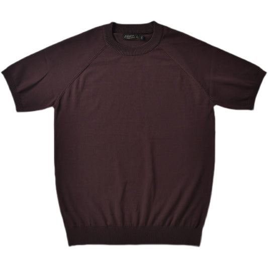 Men's Knitted T-shirt Short Sleeves