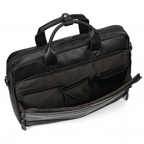 Men's Shoulder Bag, Crazy Horse Leather