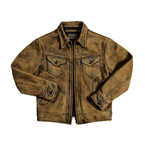 Men's Crazy Horse Mendoza Leather Jacket Mk II