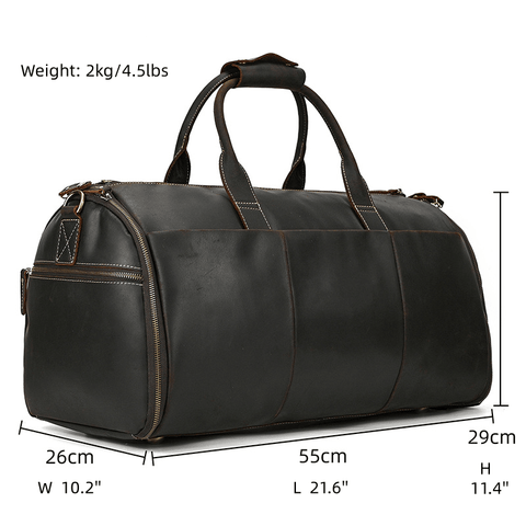 Crazy Horse Foldable Duffel Bag
