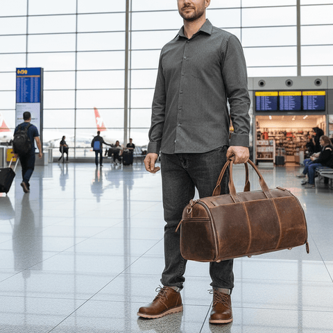 Crazy Horse Foldable Duffel Bag