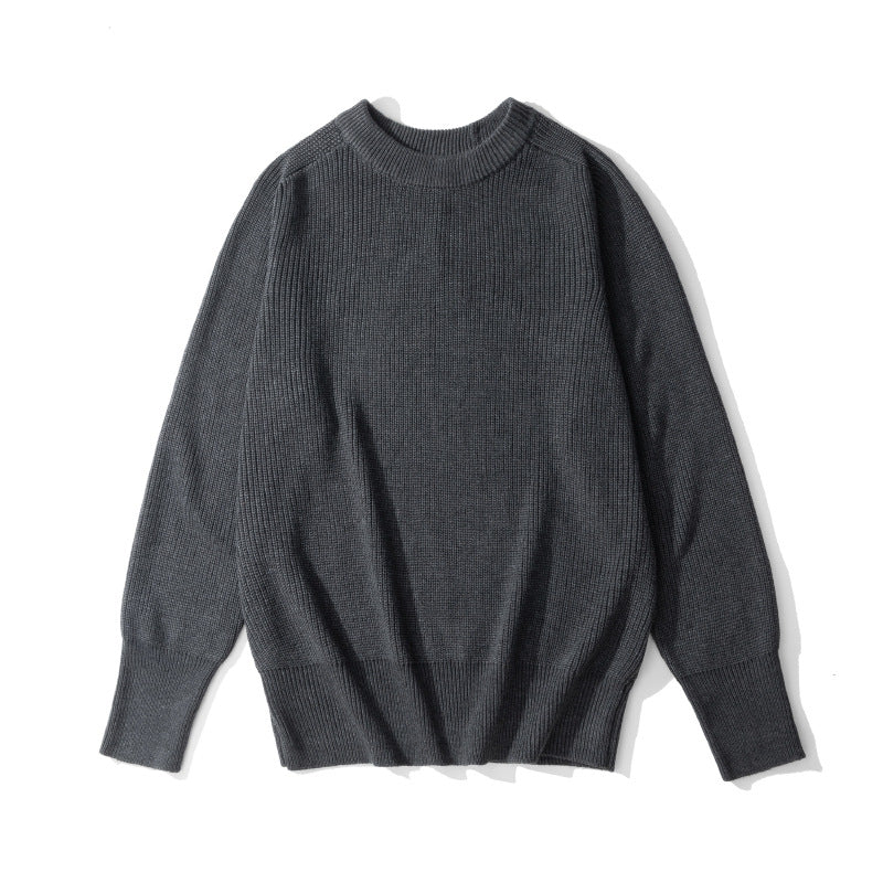 Men's Crew Neck Wool Sweater