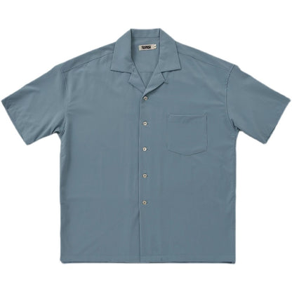 Men's Camp Collar Shirt Short Sleeves