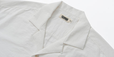 Men's Cuban Collar Shirt Short Sleeves