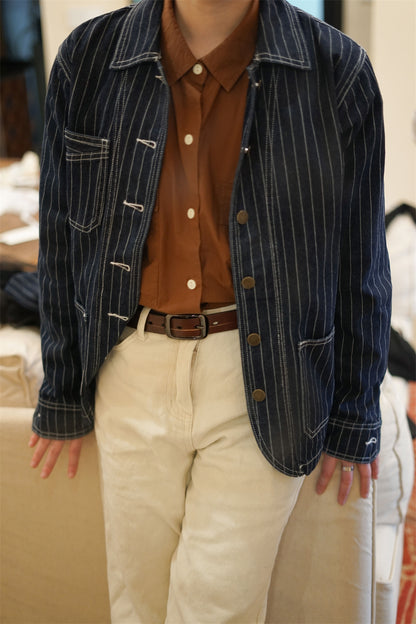 Men's Denim Jacket Striped and Original