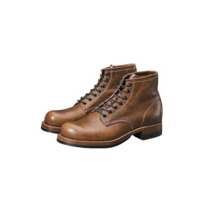 Men's Derby Boots Oiled Shoulder Leather