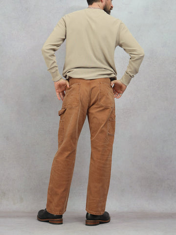 Men's Destroyed Double-Front Carpenter Pants
