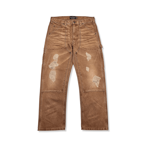 Men's Destroyed Double-Front Carpenter Pants
