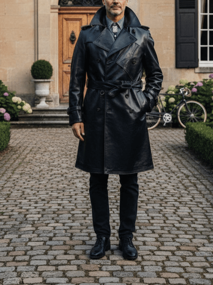 Men's Dispatch Rider Leather Coat – Crush on Retro