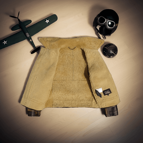 Men's B6 Bomber Shearling Coat | Military Style Winter Coat