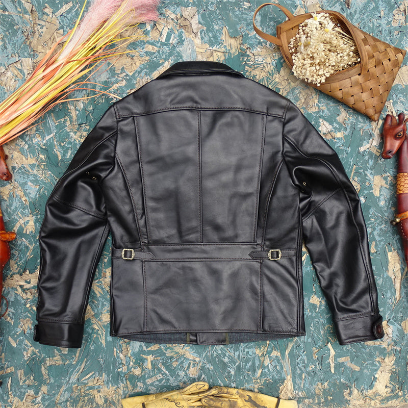 Men's Riders Leather Jacket Cowhide