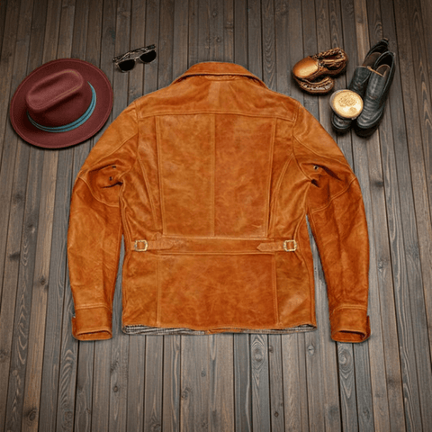 Men's Motorcycle Jacket Amber