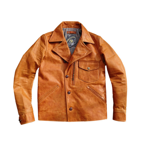 Men's Motorcycle Jacket Amber