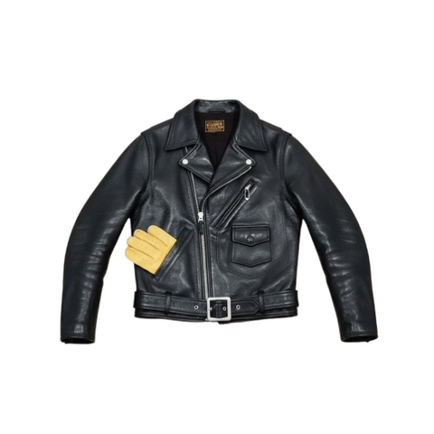 Men's Double Rider Leather Jacket, Horsehide