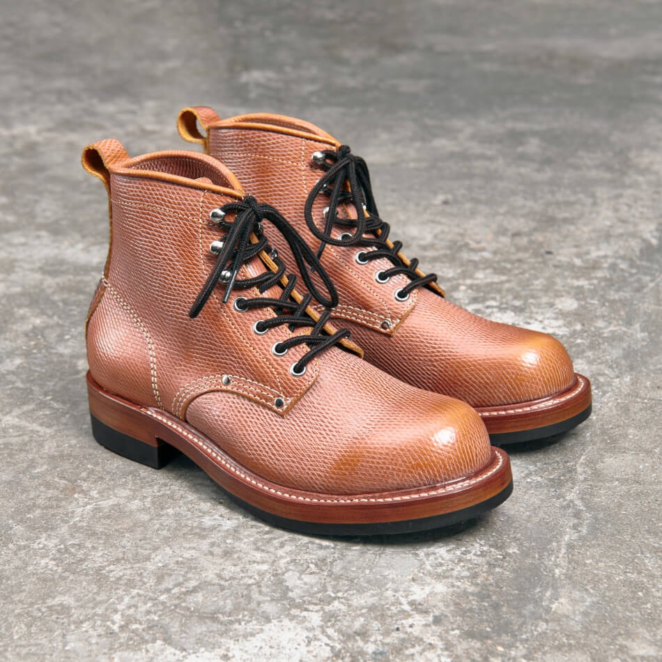 Men's Embossed Ironclad Boots