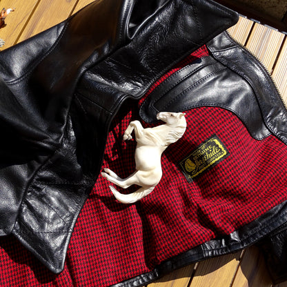 Men's 1930s Sports Leather Jacket Horsehide