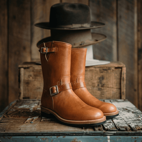 メンズエンジニアレザーブーツ 501