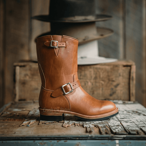 メンズエンジニアレザーブーツ 501