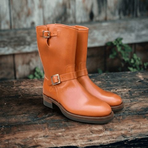 メンズエンジニアレザーブーツ 501