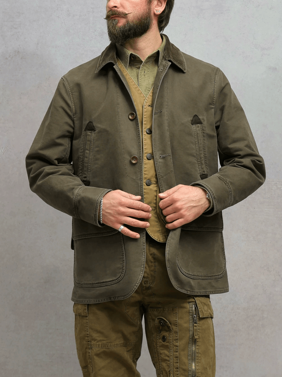 Men's Faded Olive Bush Jacket