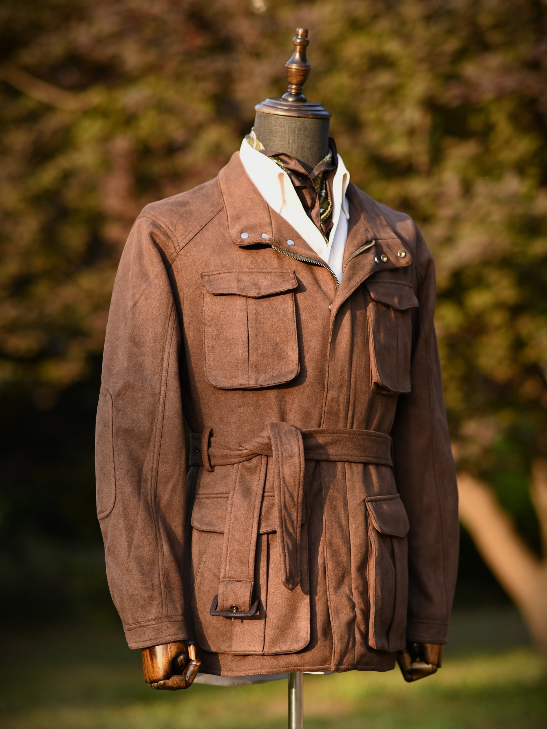 Men s Belt Faux Suede Safari Jacket Crush On Retro men-s-belt-faux-suede-safari-jacket-crush-on-retro