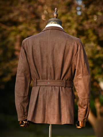 Veste Safari en faux suède pour homme