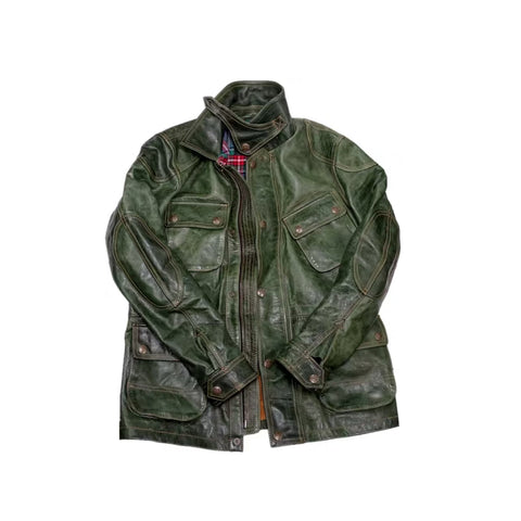 Men's Safari Field Leather Jacket