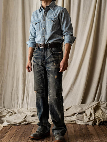 Men's Foss Western Denim Shirt