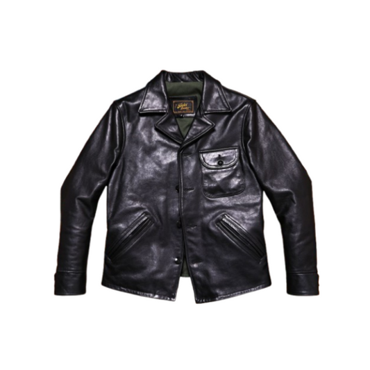 Men's Four Corner Leather Jacket Horsehide