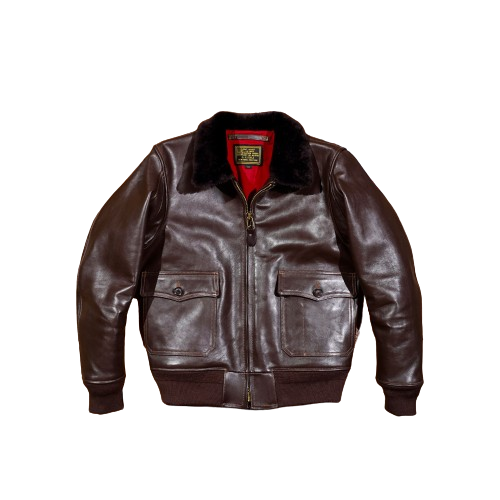 Men's G-1 Leather Flight Jacket Brown