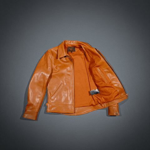 Men's Gentleman Biker Leather Jacket