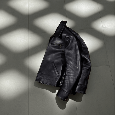 Men's Gentleman Biker Leather Jacket