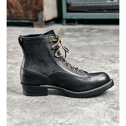 Men's Grain Leather Logger Boots