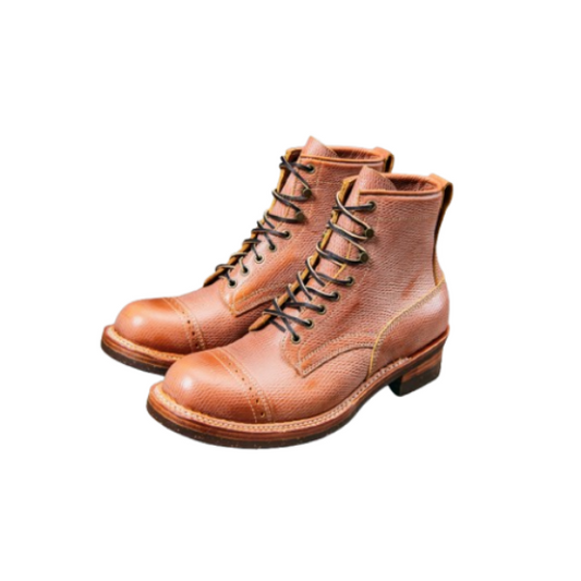 Men's Brown Logger Boots R36