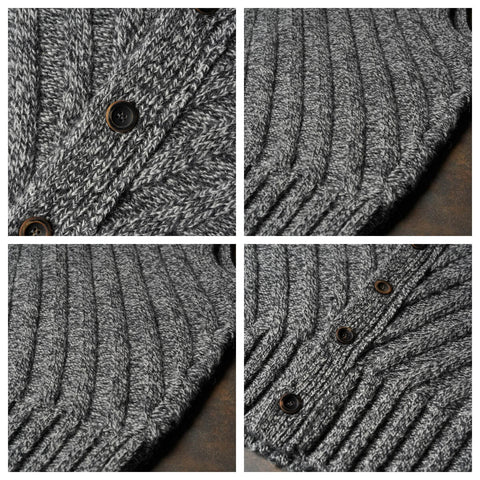 Men's Gray Shetland Wool Vest