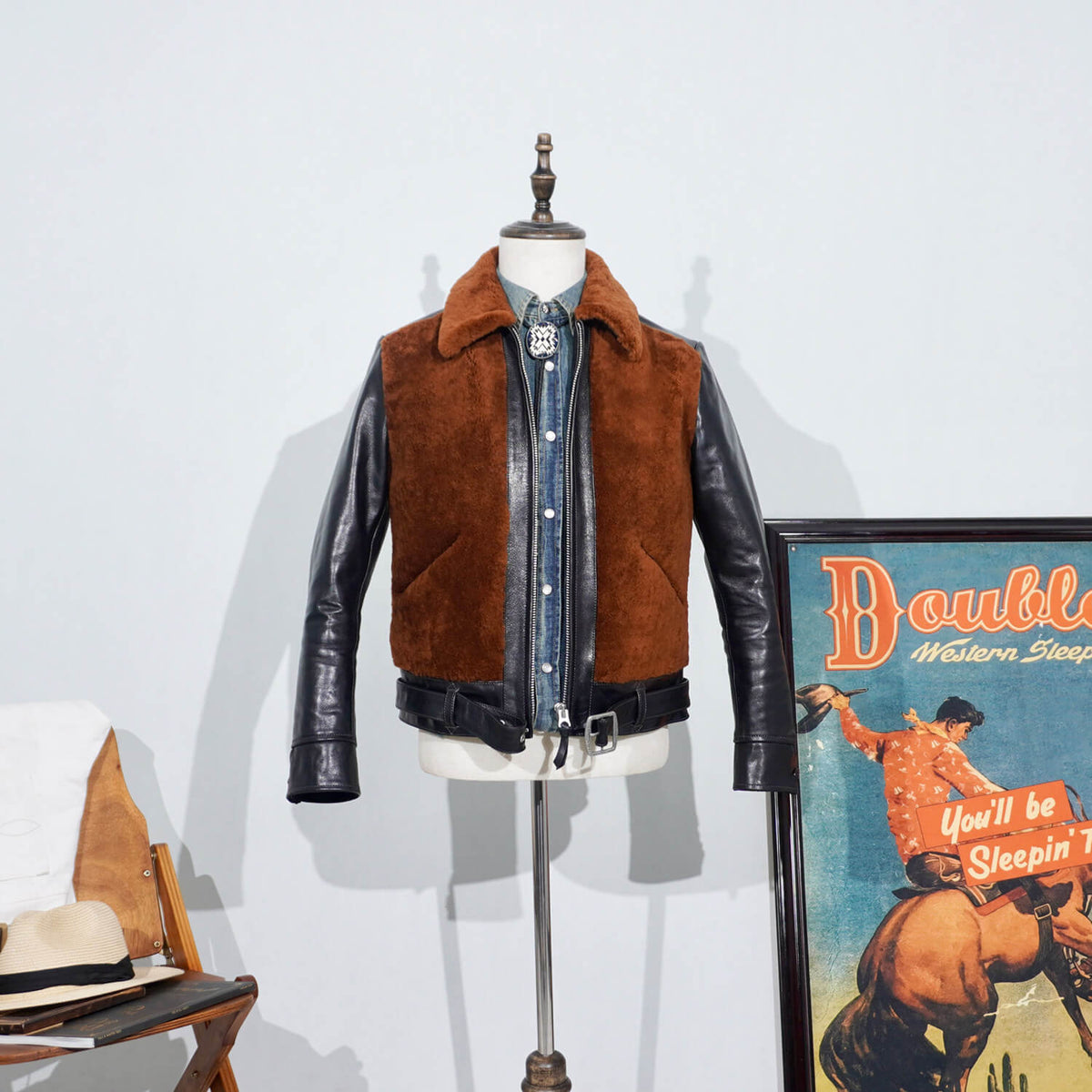 Men's Grizzly Shearling Coat — Premium Horsehide Edition