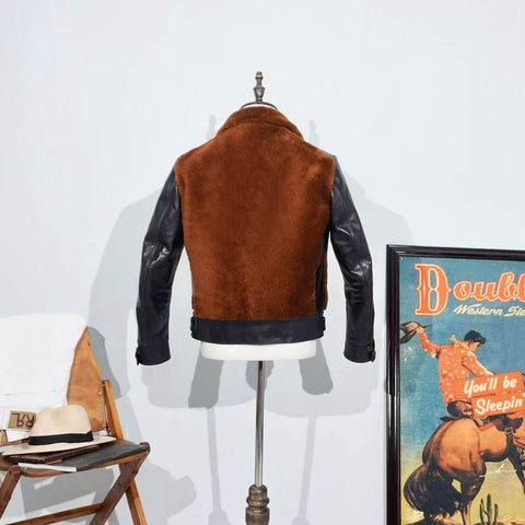 Men's Grizzly Shearling Coat — Premium Horsehide Edition